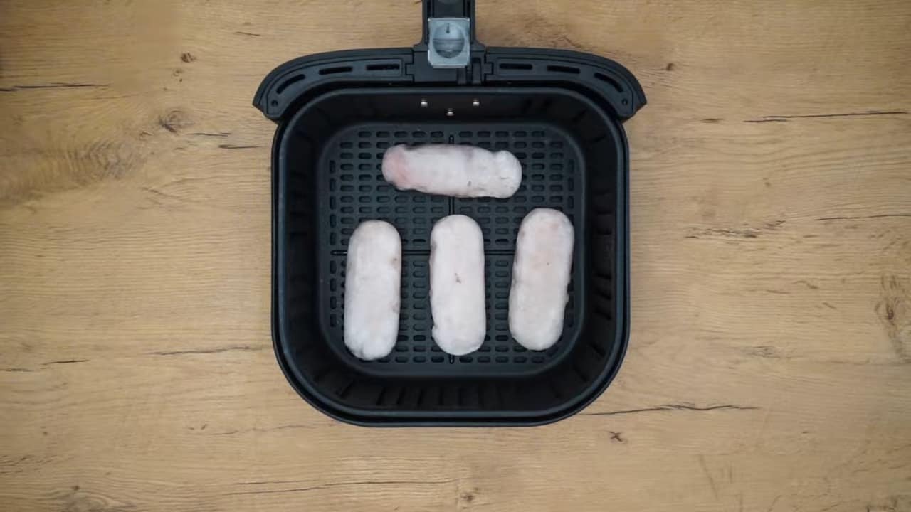 como descongelar comida air fryer