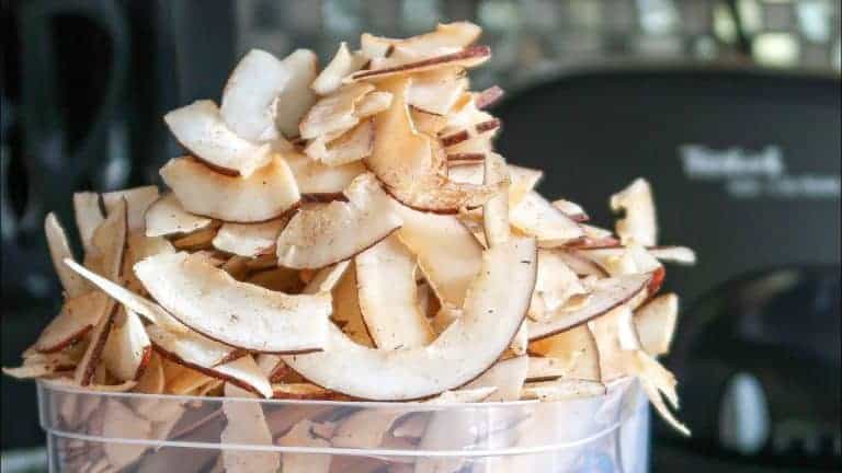 Chips de Coco na Airfryer: Simples e Rápido