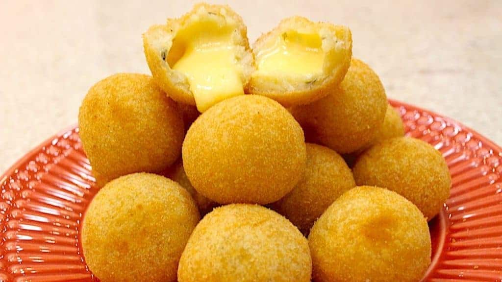 bolinha de queijo na airfryer
