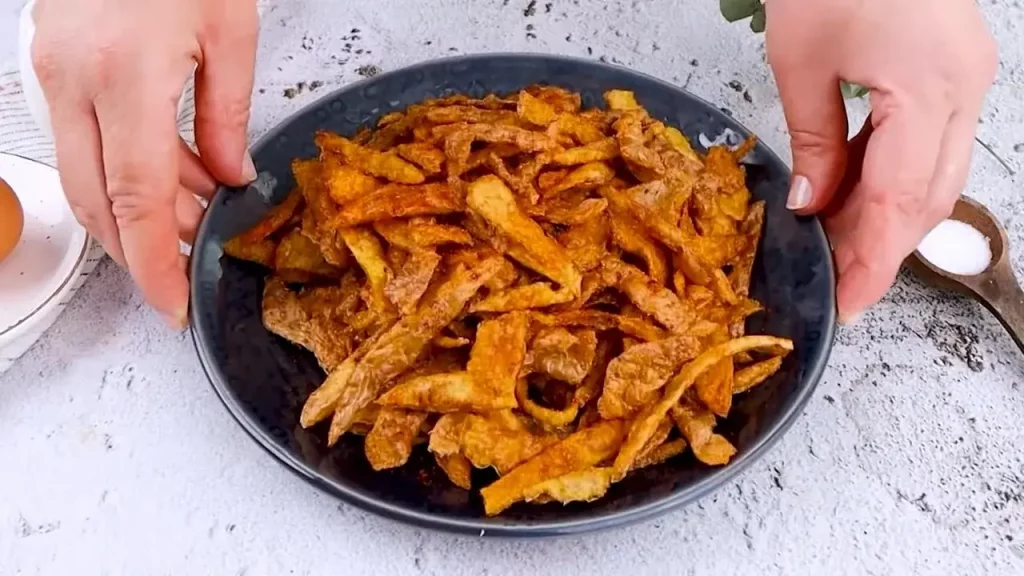 casca de batata na airfryer