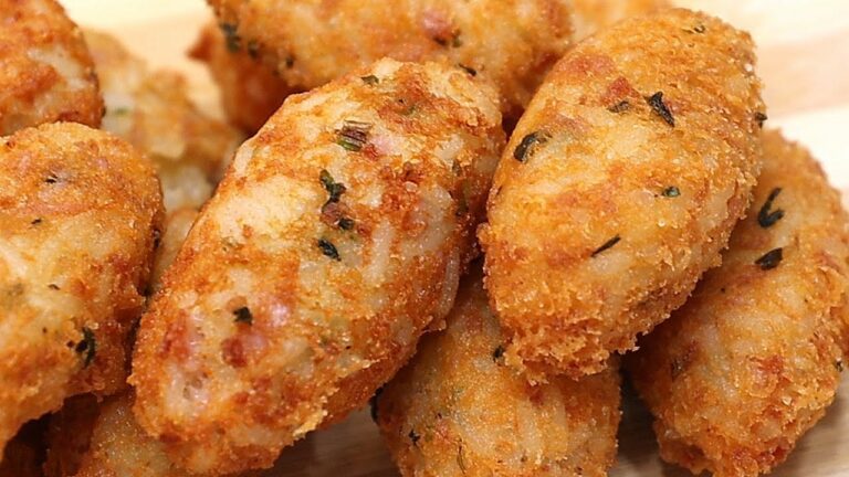 Bolinho de Arroz com Carne Moída na Airfryer: Fácil!