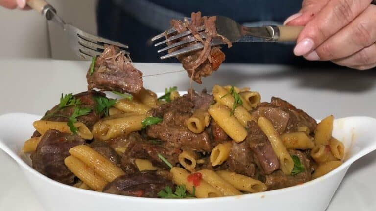Macarrão com Carne à Madeirense