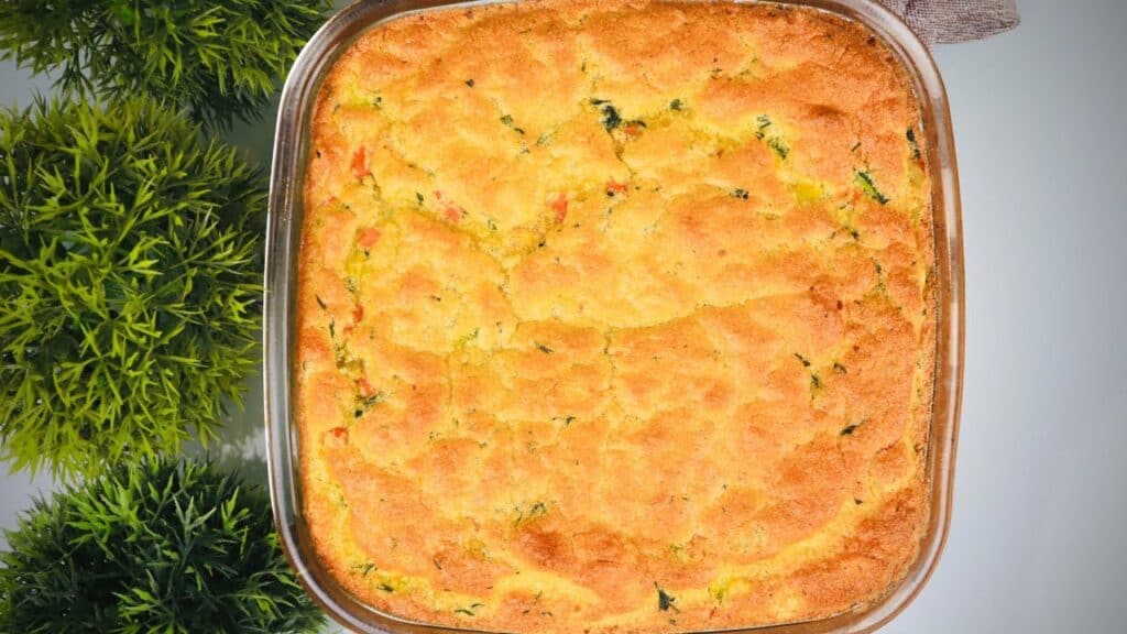 sufle de abobrinha na airfryer