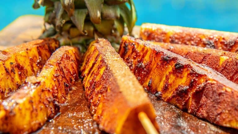 Abacaxi Assado na Airfryer: Delícia Caramelizada