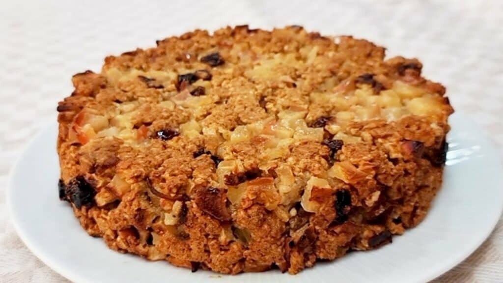 bolo de maca com aveia na airfryer