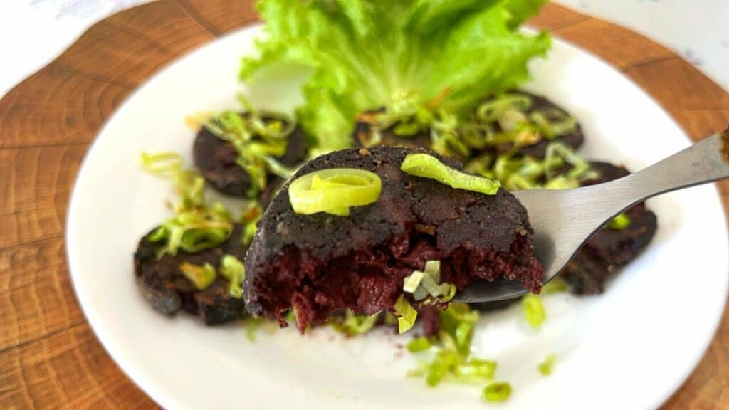 chourico de sangue na airfryer