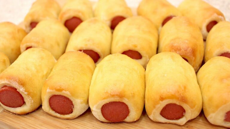 Enroladinho de Salsicha na Massa de Pastel na Airfryer
