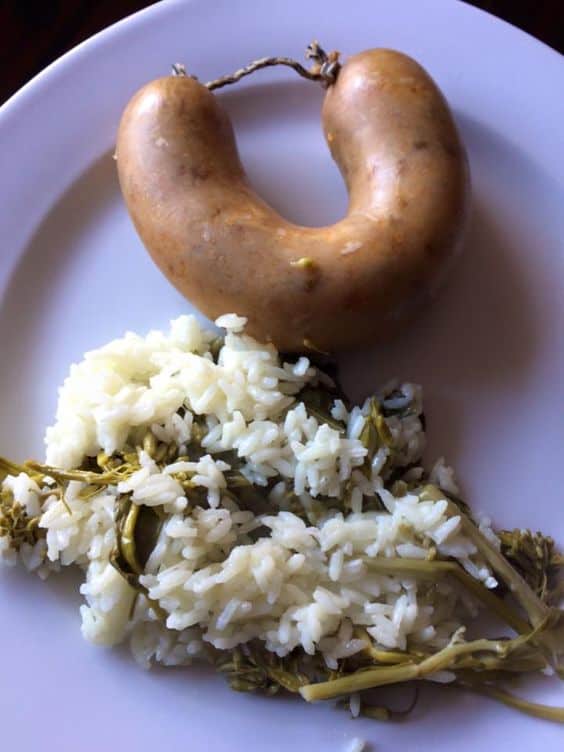 como fazer alheira com grelos