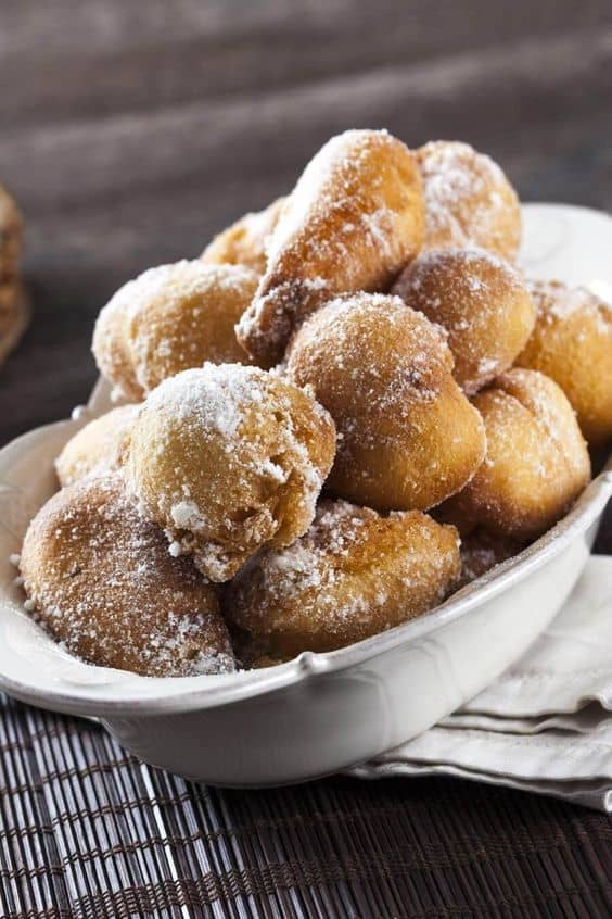 sonhos de natal na airfryer