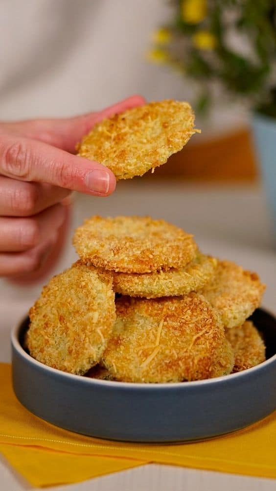 abobrinha empanada na airfryer