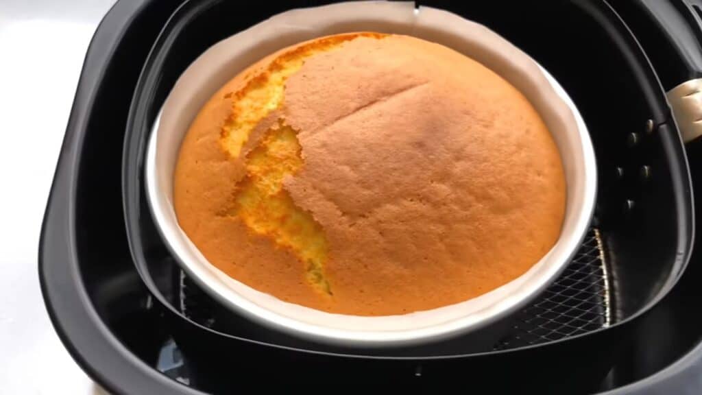 bolo na air fryer