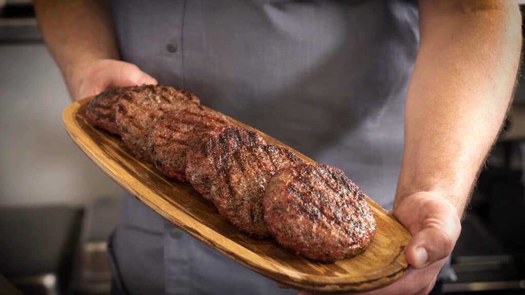 hamburguer carne moida airfryer