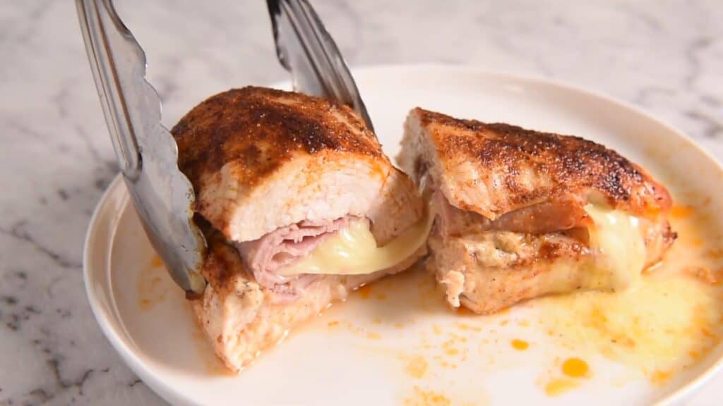 file frango presunto queijo airfryer